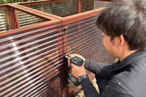 埼玉県嵐山町でダストボックスの改修工事を行いました！